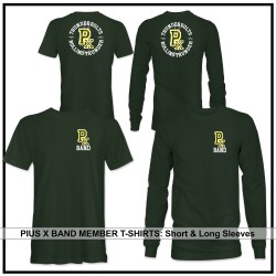 Pius X Band Member T-Shirts Pius X Band Member T-Shirts